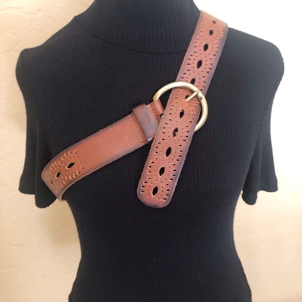 Lucky brand brown leather belt